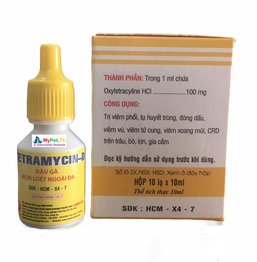 Oxytetracyline and Colistin - anti smallpot