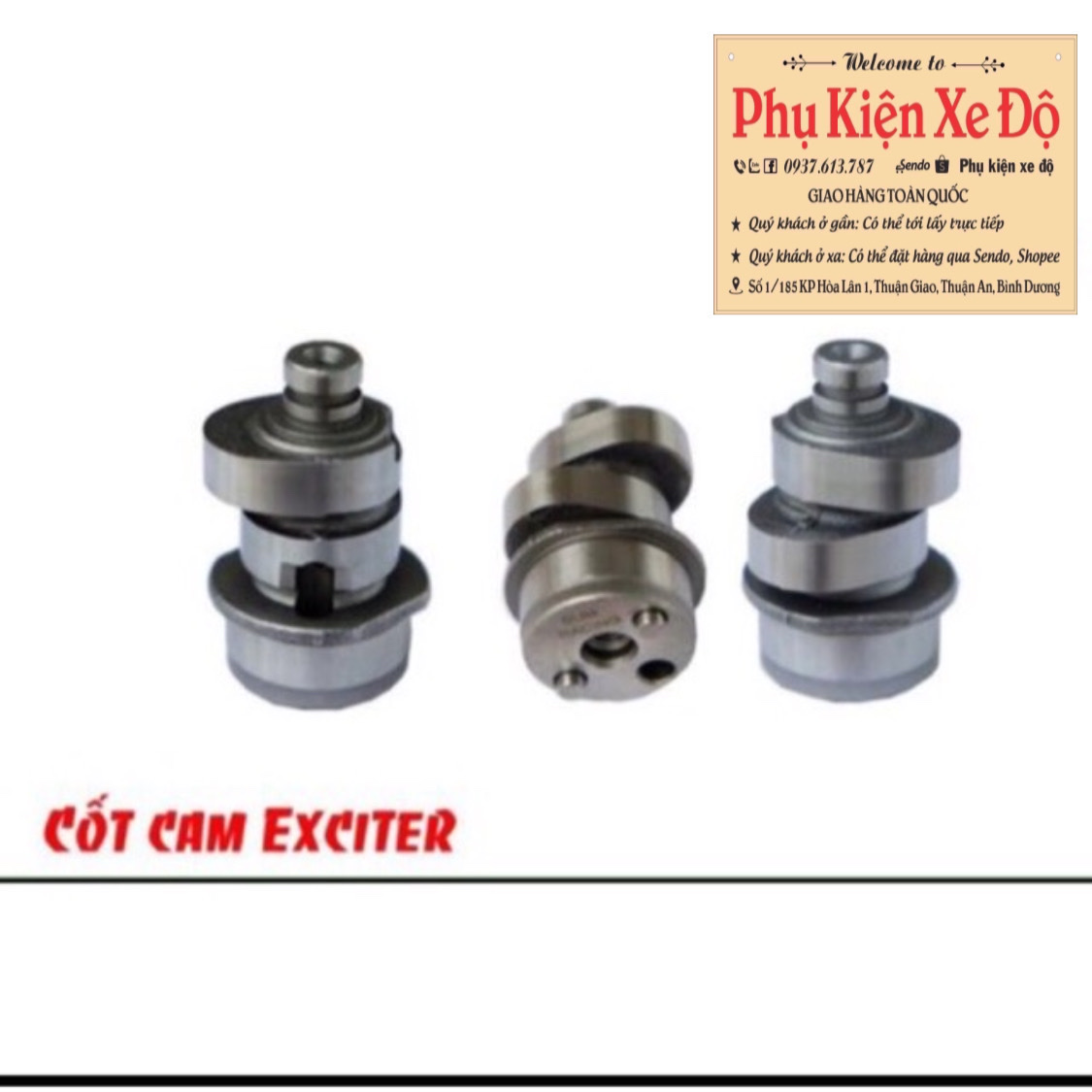 Cốt cam độ exciter 5li5-5li6-5li8