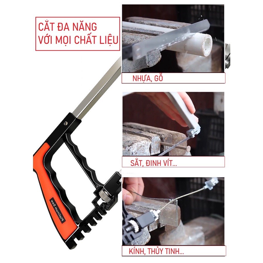 Bộ cưa tay đa năng Hàn Quốc PLATINUM SAW (CƯA ĐƯỢC GỖ, THỦY TINH, SẮT,THÉP...)