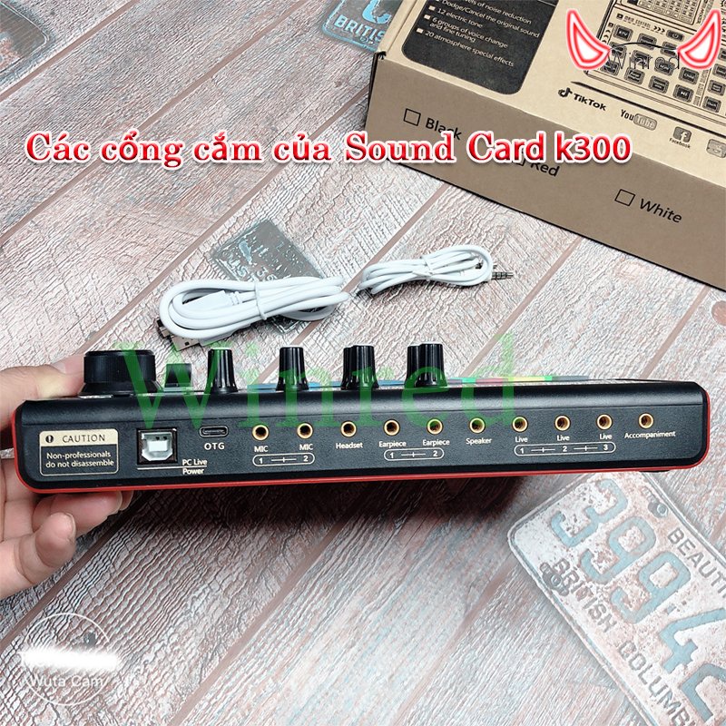 Combo Bộ Mic hát Thu âm Livestream AQ220- SOUND CARD K300 có BLUETOOTH TẶNG TAI NHET Bảo Hành 12 tháng