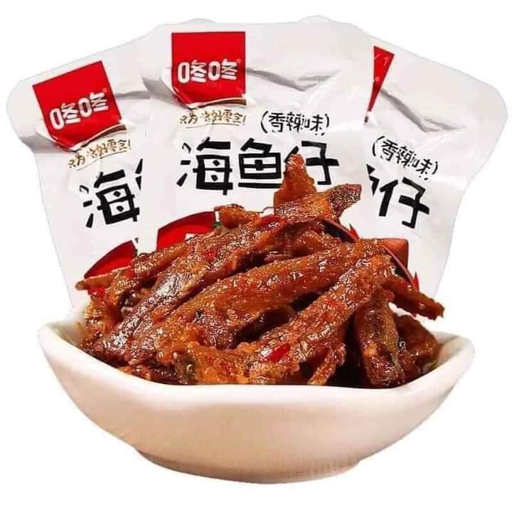 1gói cá cơm cay