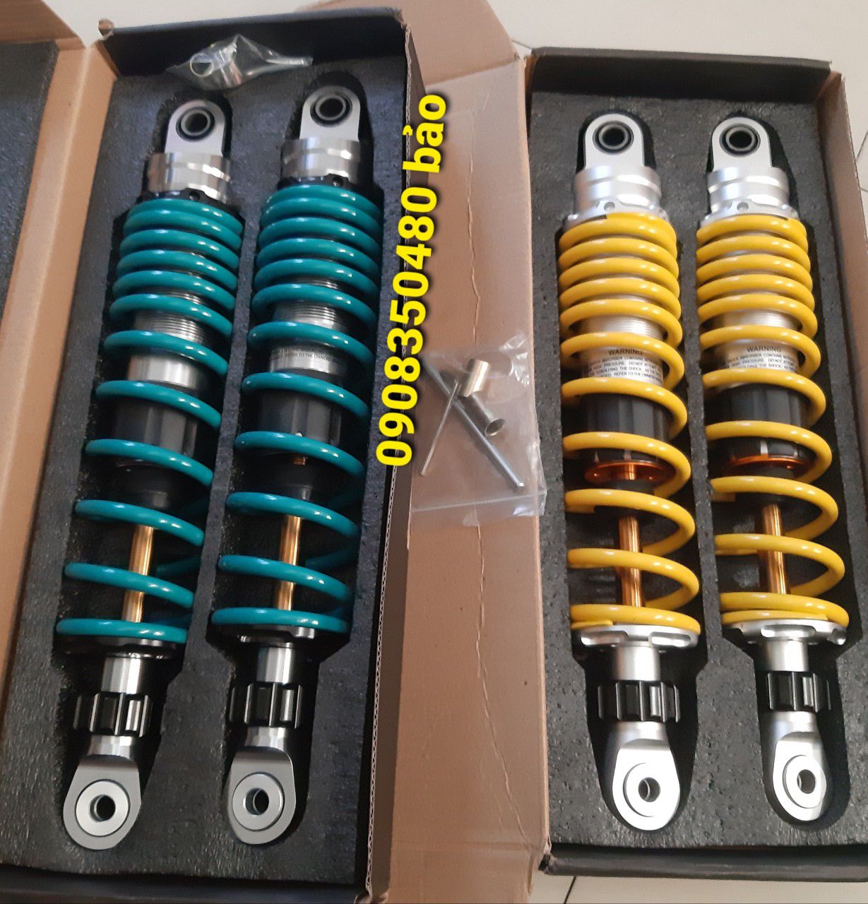 Phuộc sau OHLINS k bình dầu gắn WAVE Rem