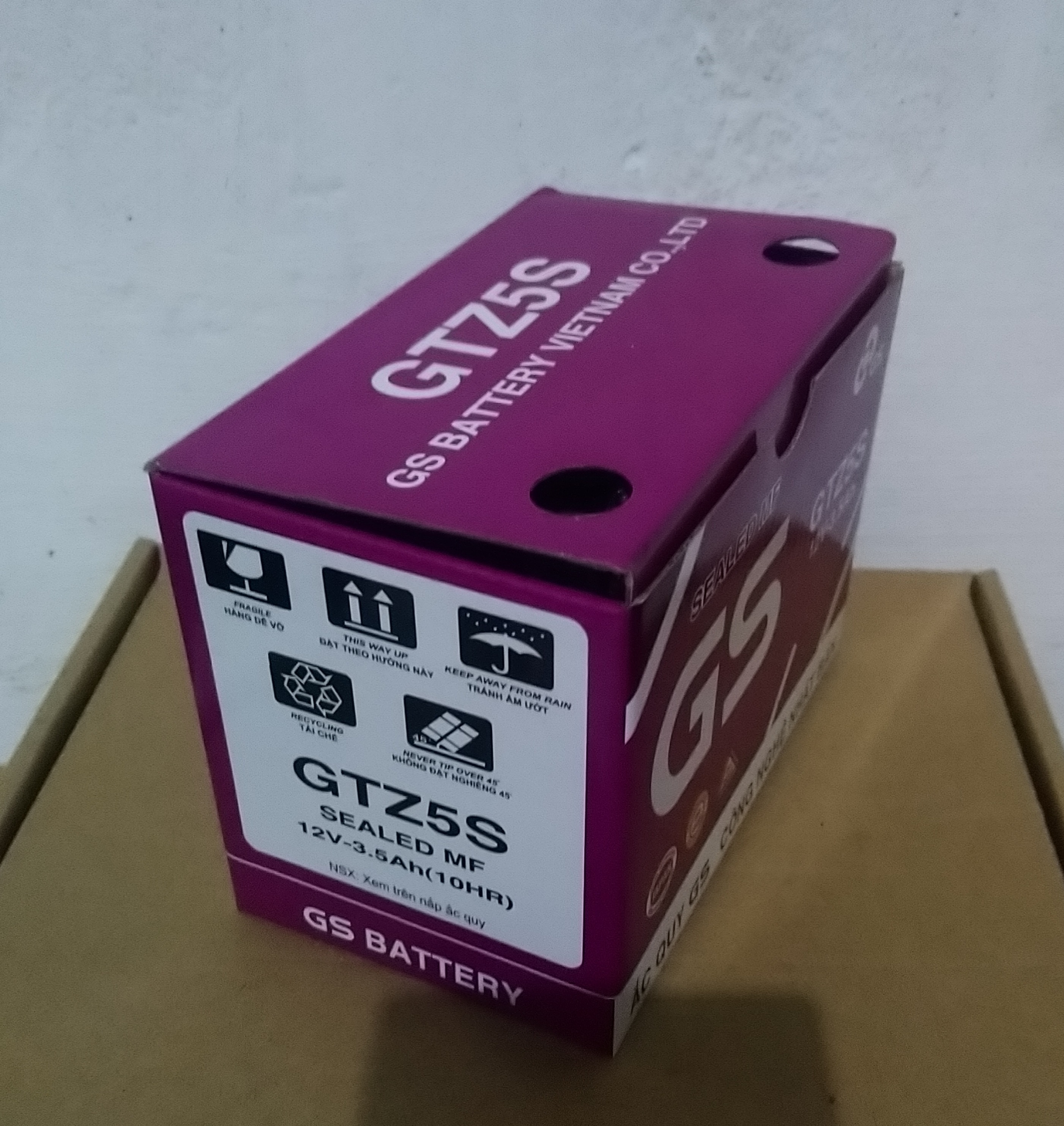 BÌNH ẮC QUY GS 12V-3.5A