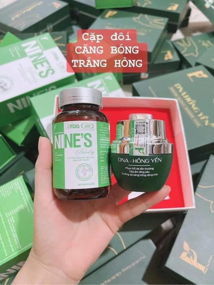 Viên Uống Trắng Da Mờ Nám Giảm Nếp Nhăn Nines Beauty (30 viên)