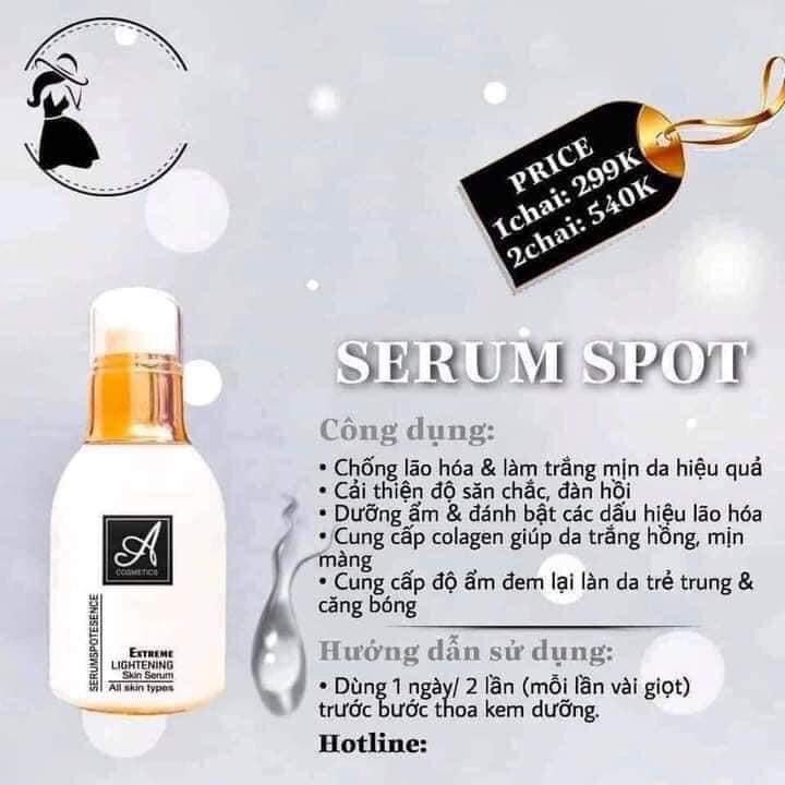 [HCM]COMBO DƯỠNG TRẮNG FACE A COSMECTICS