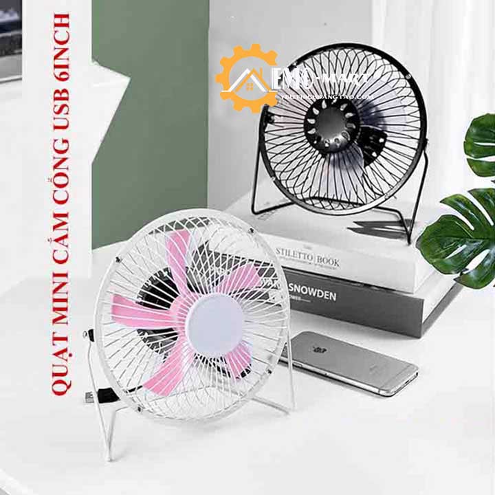 Quạt để bàn mini cắm cổng USB 6inch