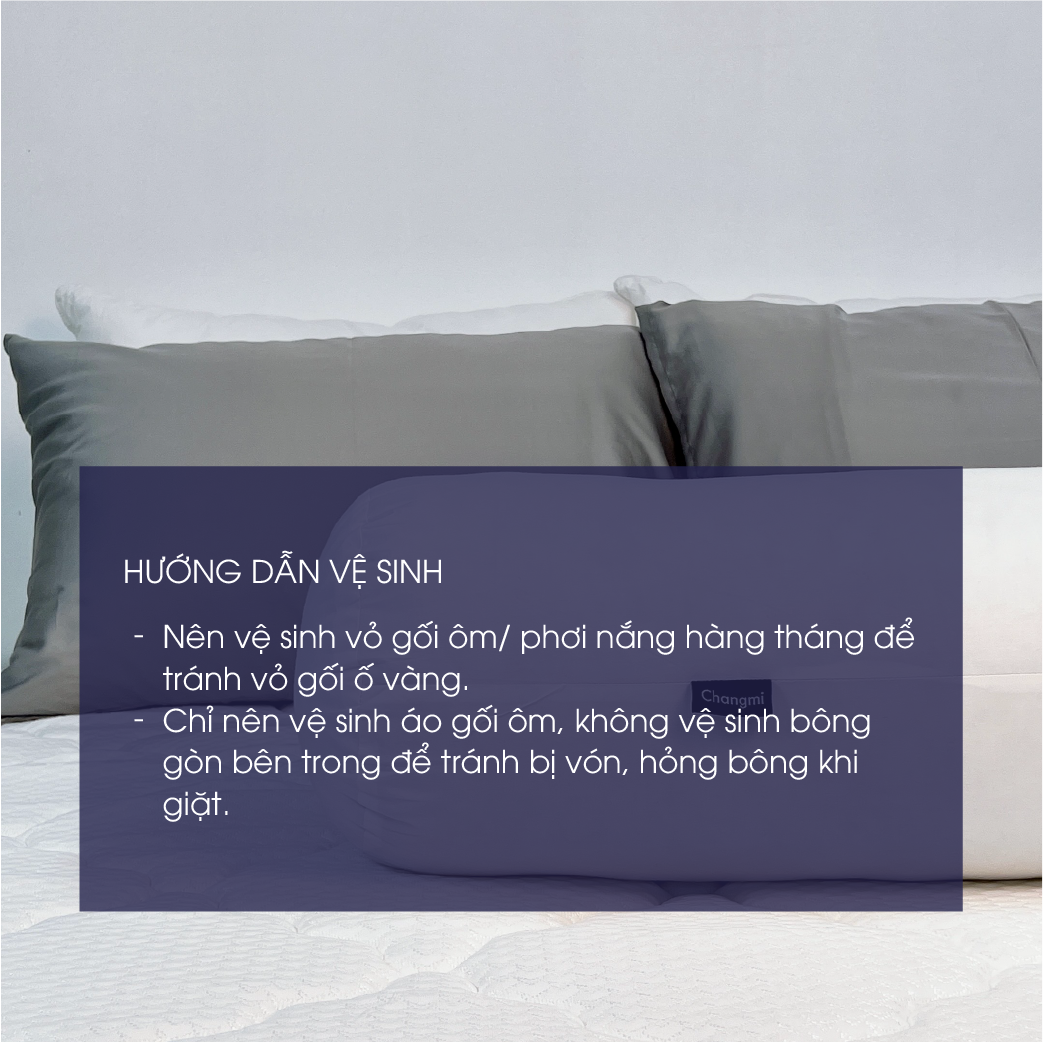 Ruột gối Ôm Gòn Mây Changmi Bedding cao câp 100% cotton