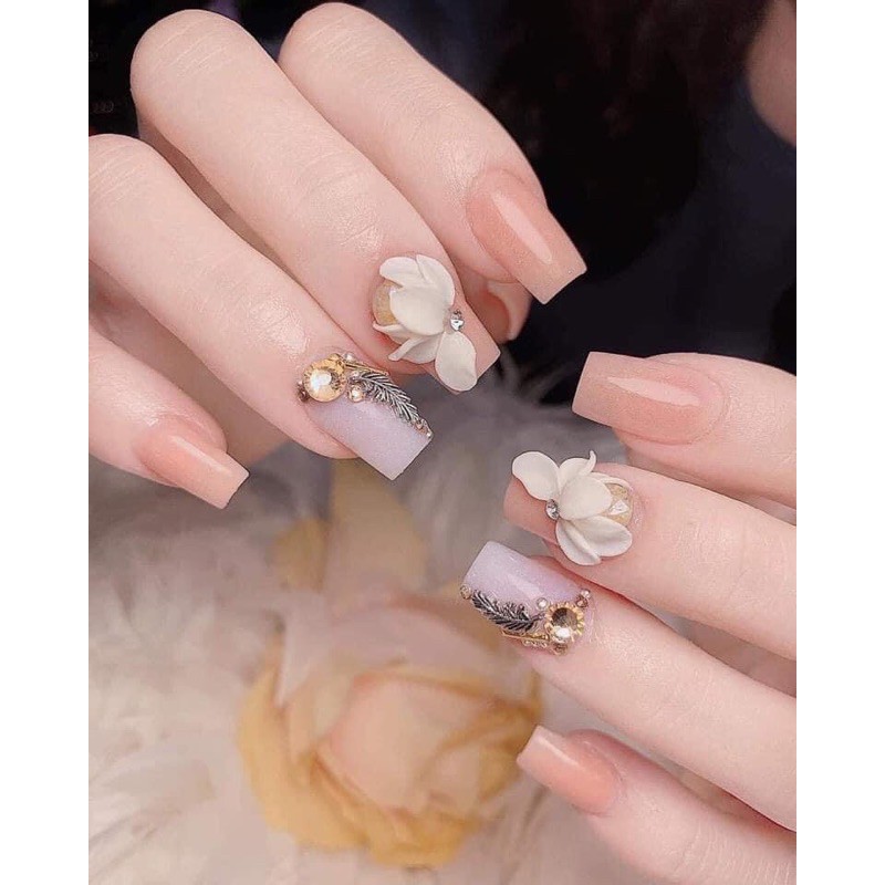 [HCM]Combo 20 con charm lá, phụ kiện trang trí móng