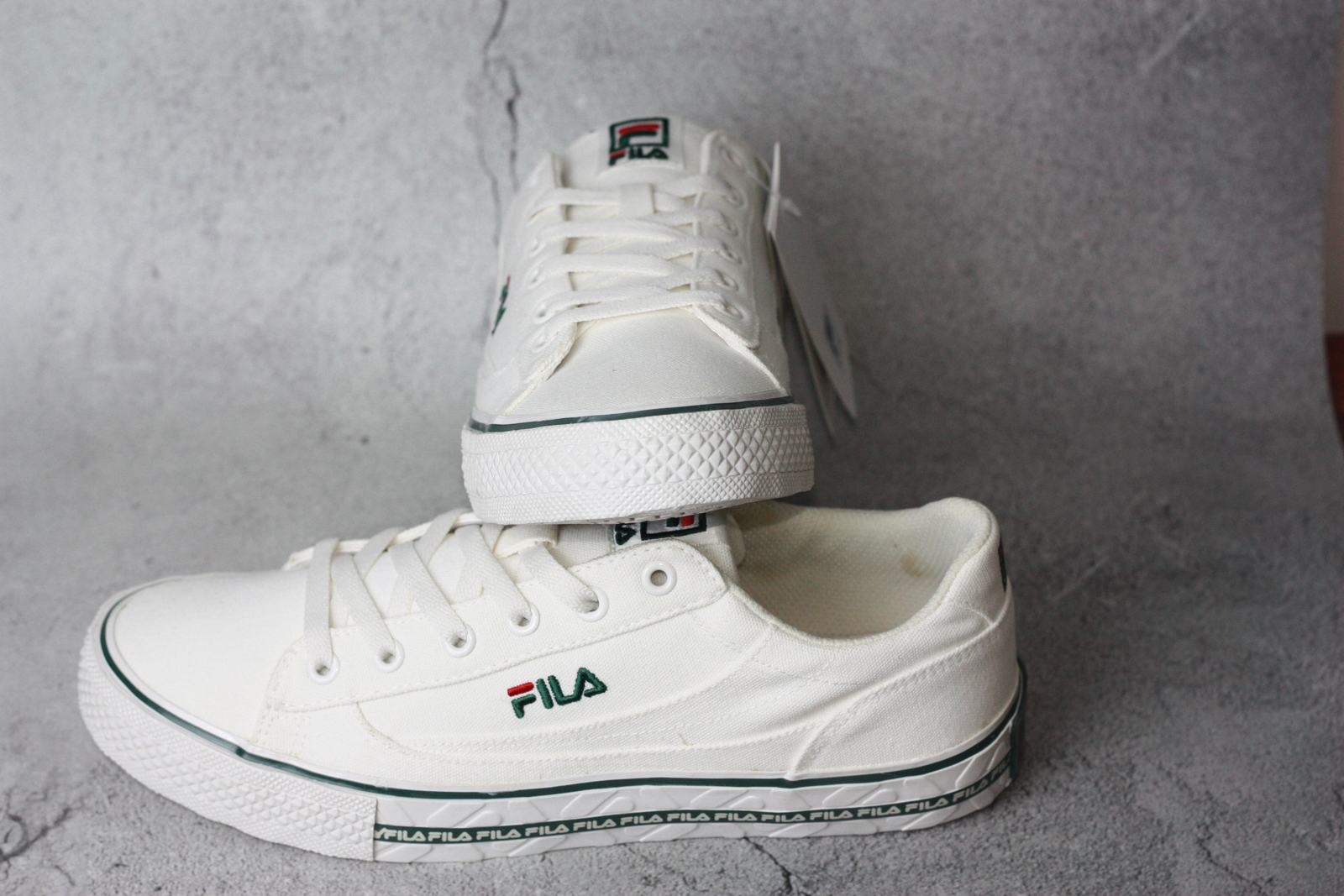 ❁❁❁ [Hàng Auth - trắng chỉ xanh] ❁ Fila Classic Center Court B - cổ điển ❁❁❁