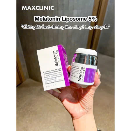 [ Hàng công ty - có tem phụ ] Kem dưỡng trắng da mờ nám Maxclinic 50g - 5% Melatonin.