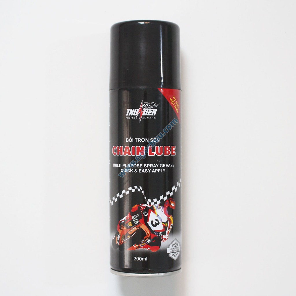 [HCM]Chai Xịt Bôi Trơn Sên Thunder Chain Lube 400ml (Mẫu Mới)