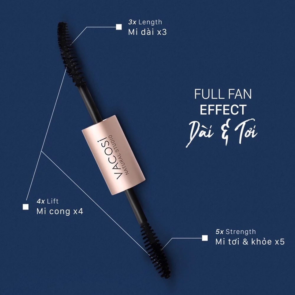 Vacosi Natural Studio Lash Domination Mascara 10g