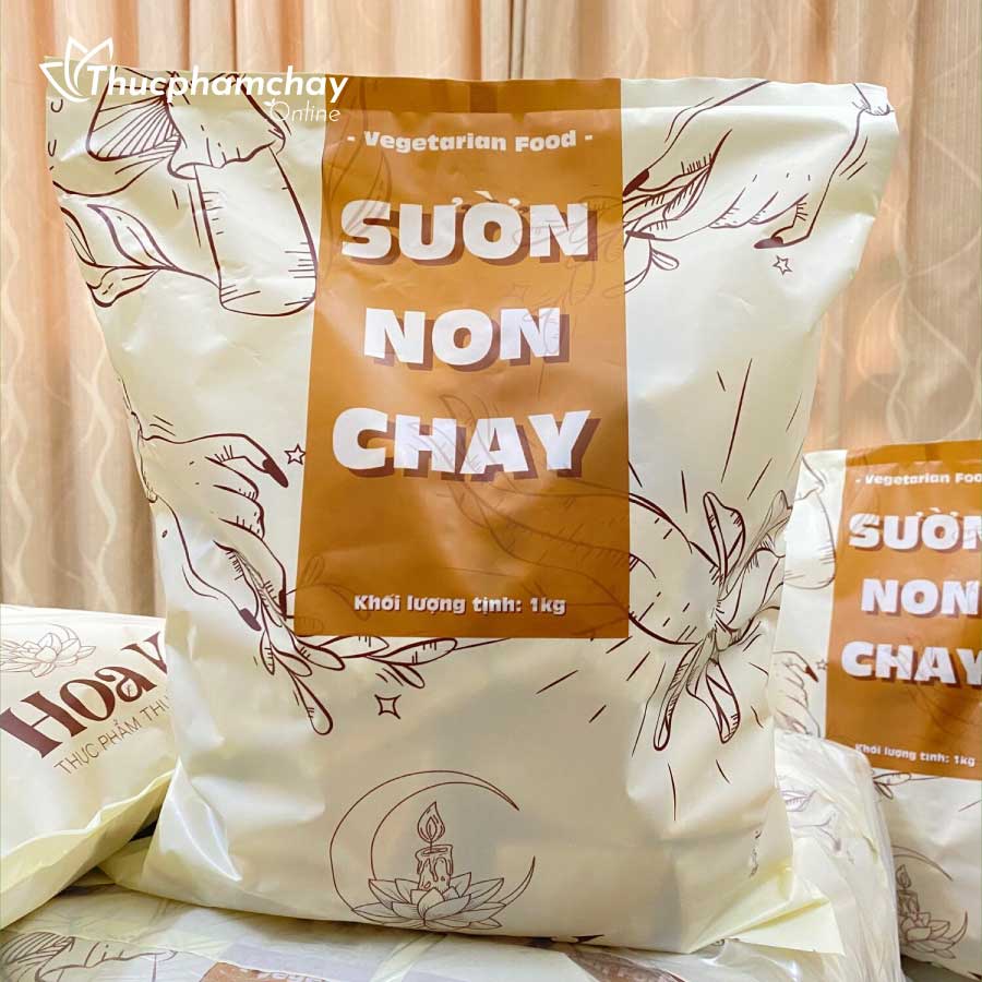Sườn non chay thương hiệu hoa y 500g