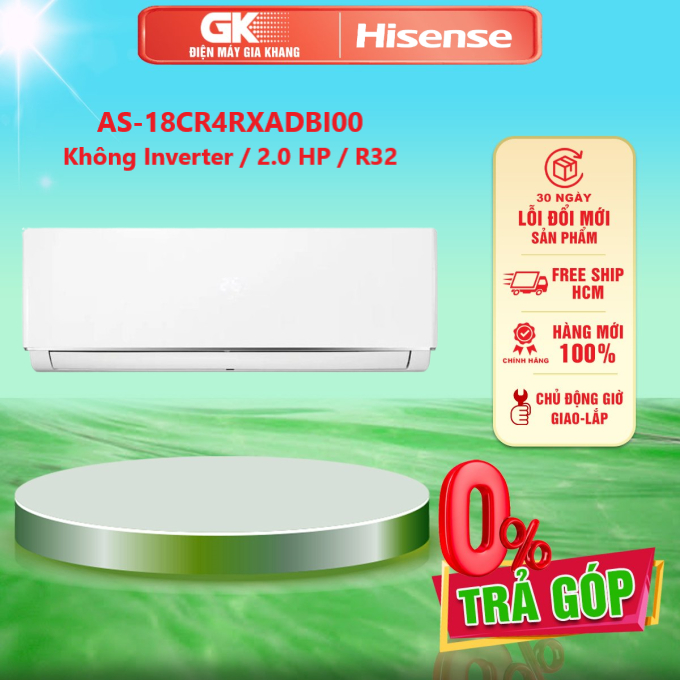 AS-10CR4RYDDJ02 / AS-12CR4RVEDJ01 / AS-18CR4RXADBI00 / AS-24CR4RBBDBI00 Máy Lạnh Hisense - Mono - GIAO TOÀN QUỐC