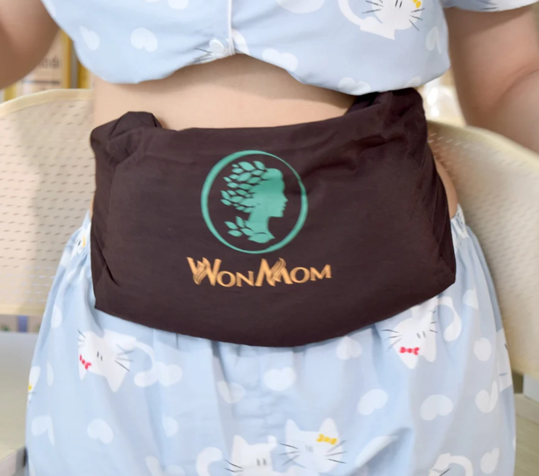 Đai quấn muối thảo dược giảm eo Wonmom