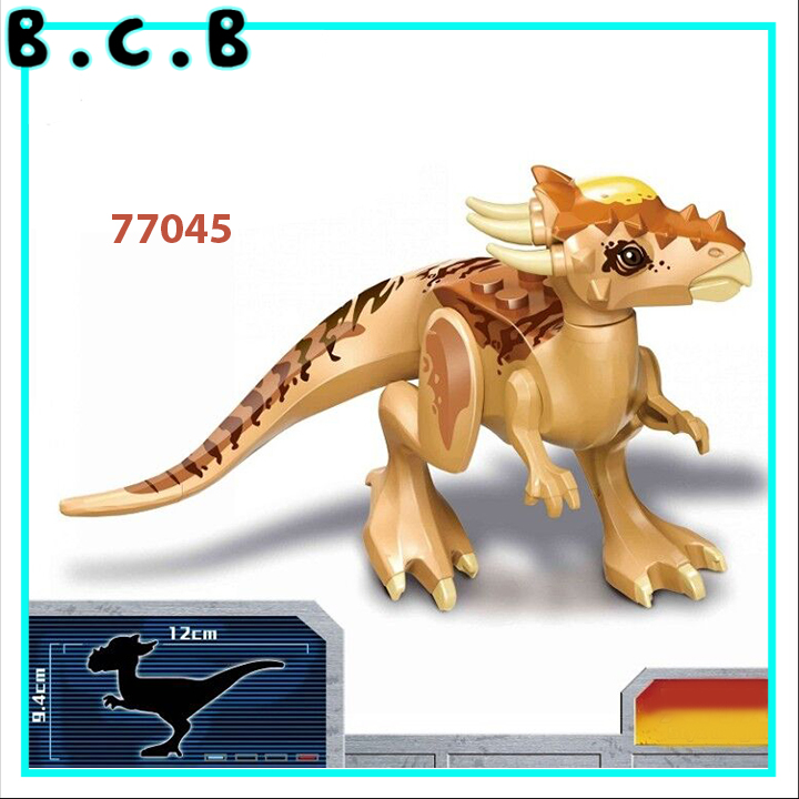 Dinosaur - Đồ chơi lắp ráp minifigure mô hình khủng long nâu - 77045