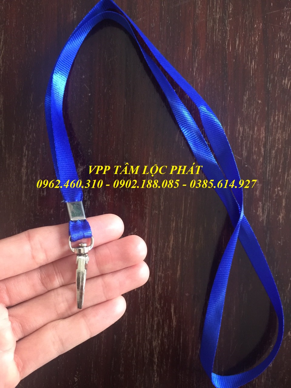 Sỉ 50 DÂY ĐEO THẺ LỤA MÓC SẮT, bản rộng 1cm (HÀNG LOẠI 1 SÁNG BÓNG, BỀN ĐẸP)