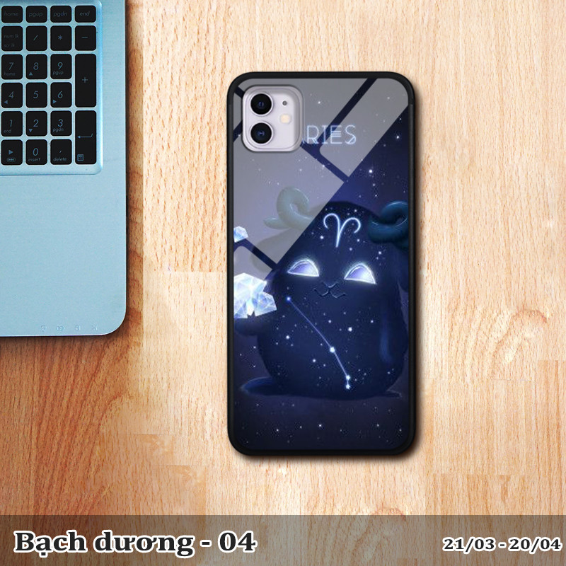 Ốp kính Iphone 11 in cung hoàng đạo
