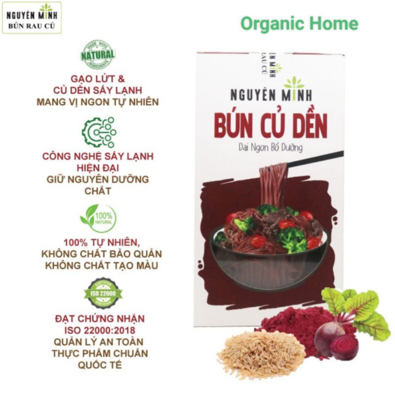 BÚN CỦ DỀN-BÚN RAU CỦ NGUYÊN MINH