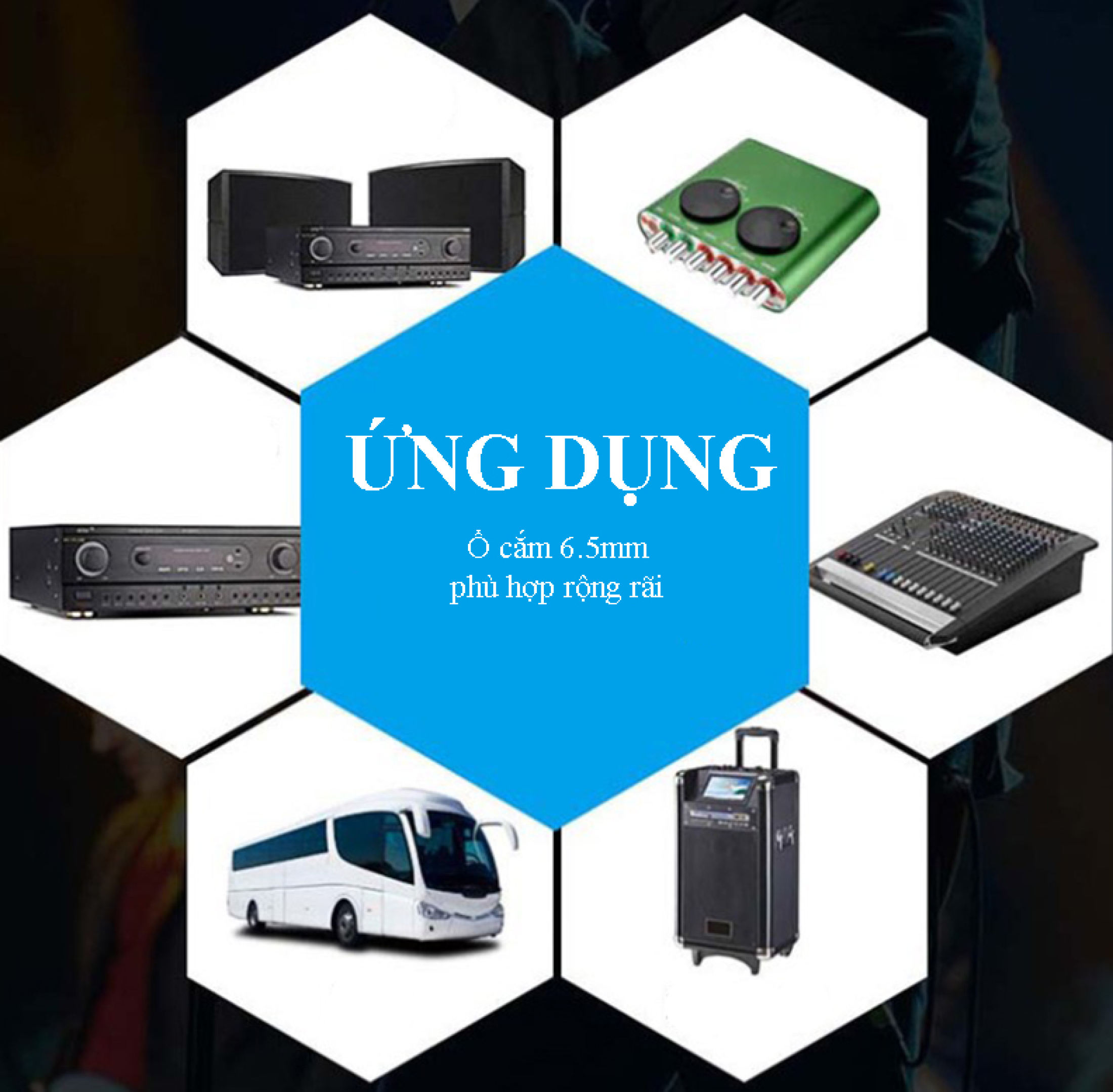 Micro Karaoke có dây chống hú, Micro có Shure YS-58