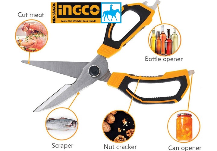 Kéo làm bếp kéo nhà bếp khui bia đa năng 9inch 225mm total thscrs822251
