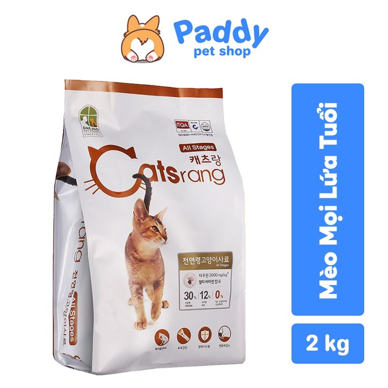 Catsrang thức ăn hạt cho mèo mọi lứa tuổi - 2kg