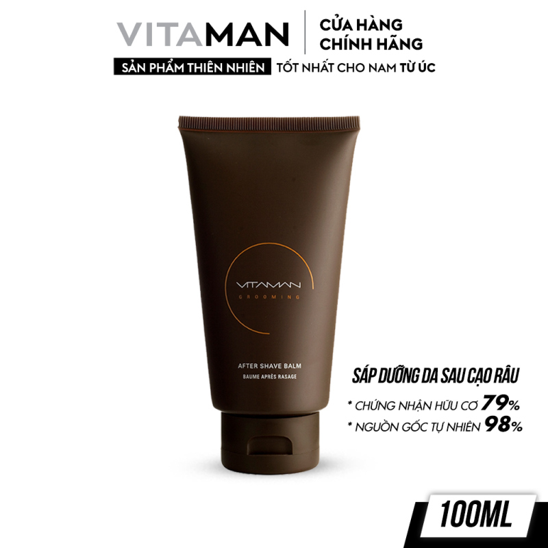 Sáp Dưỡng Da Sau Cạo Râu Dành Cho Nam Vitaman Grooming After Shave Balm 100ml