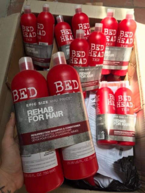 Cặp Dầu Gội Xả Tigi Bed Head