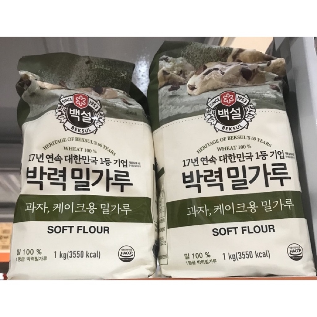 Bột mì Hàn Quốc beksul 1kg số 8-11-13