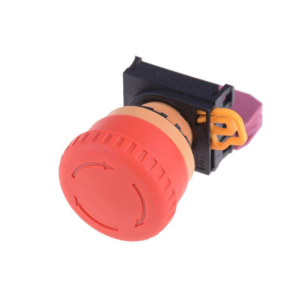 Nút Dừng Khẩn IDEC - YW1B-V4E01R - 1NO/NC_22mm - Dừng Khẩn Phi 22 Idec - Nút Stop IDEC