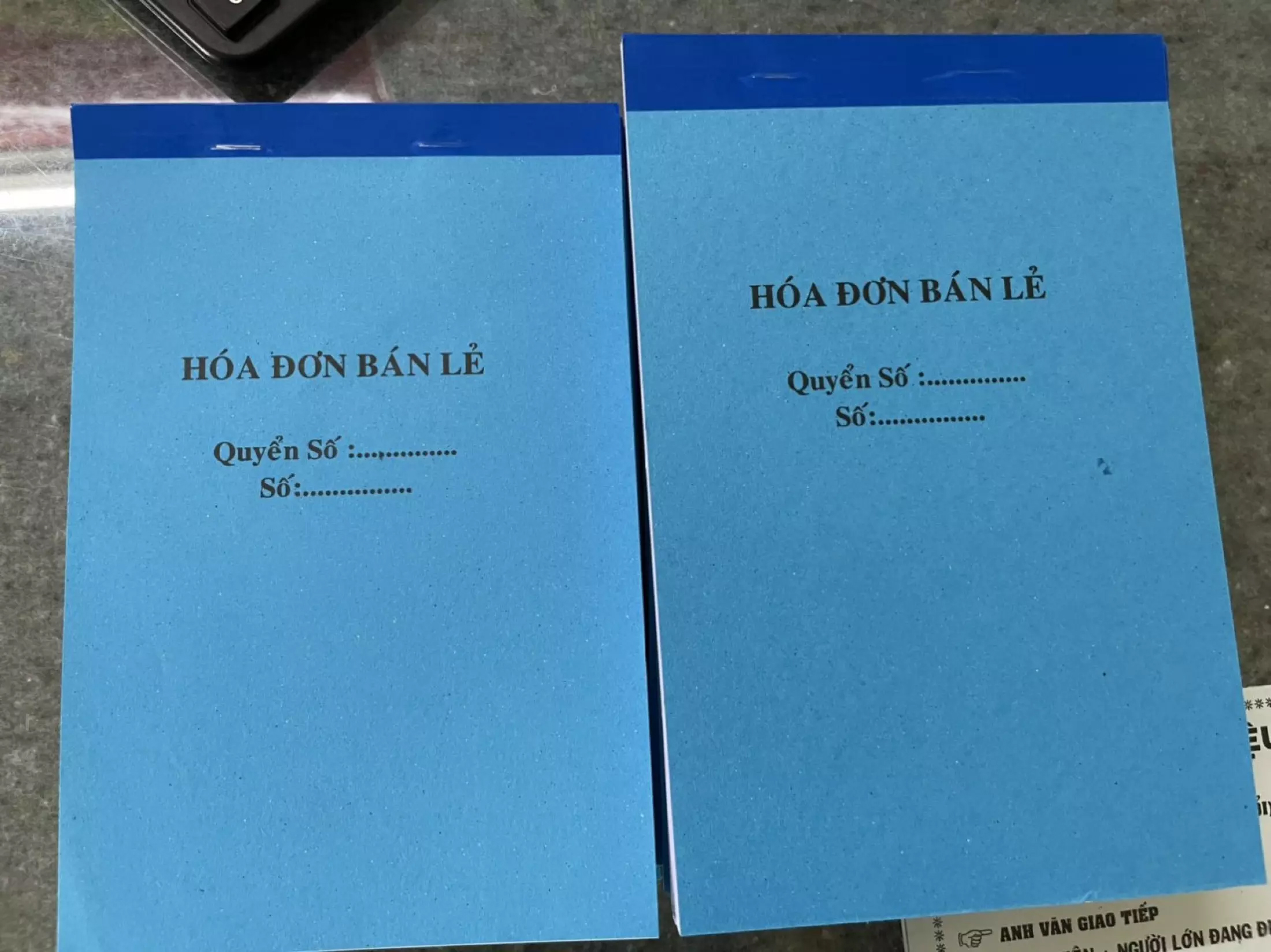 [ Combo 10 cuốn ] Hóa đơn bán lẻ/ hóa đơn 1 liên