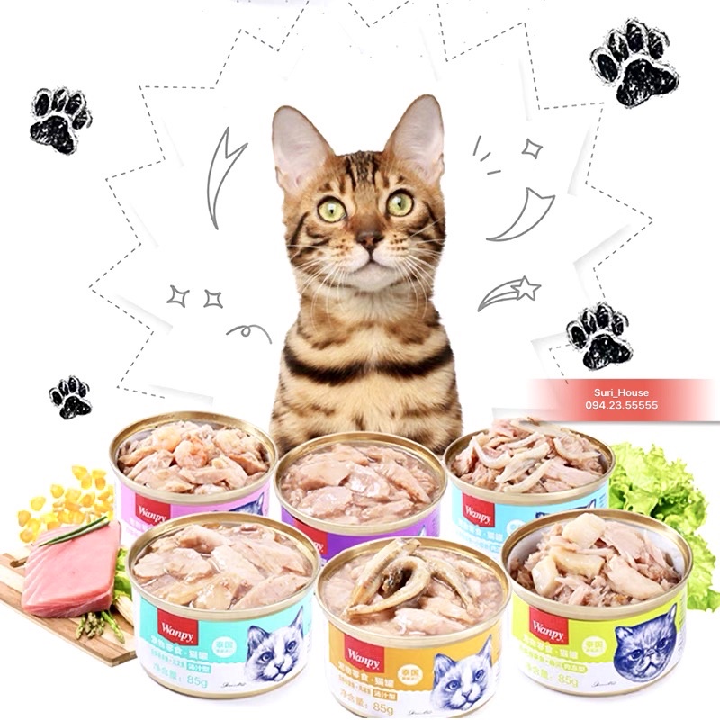 Pate Wanpy cho mèo siêu thơm ngon