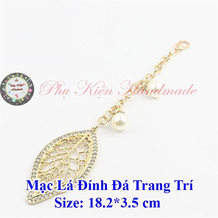 Mac Leaves with Stones Attached to Decorate Handbags (Price: 35K/Piece)