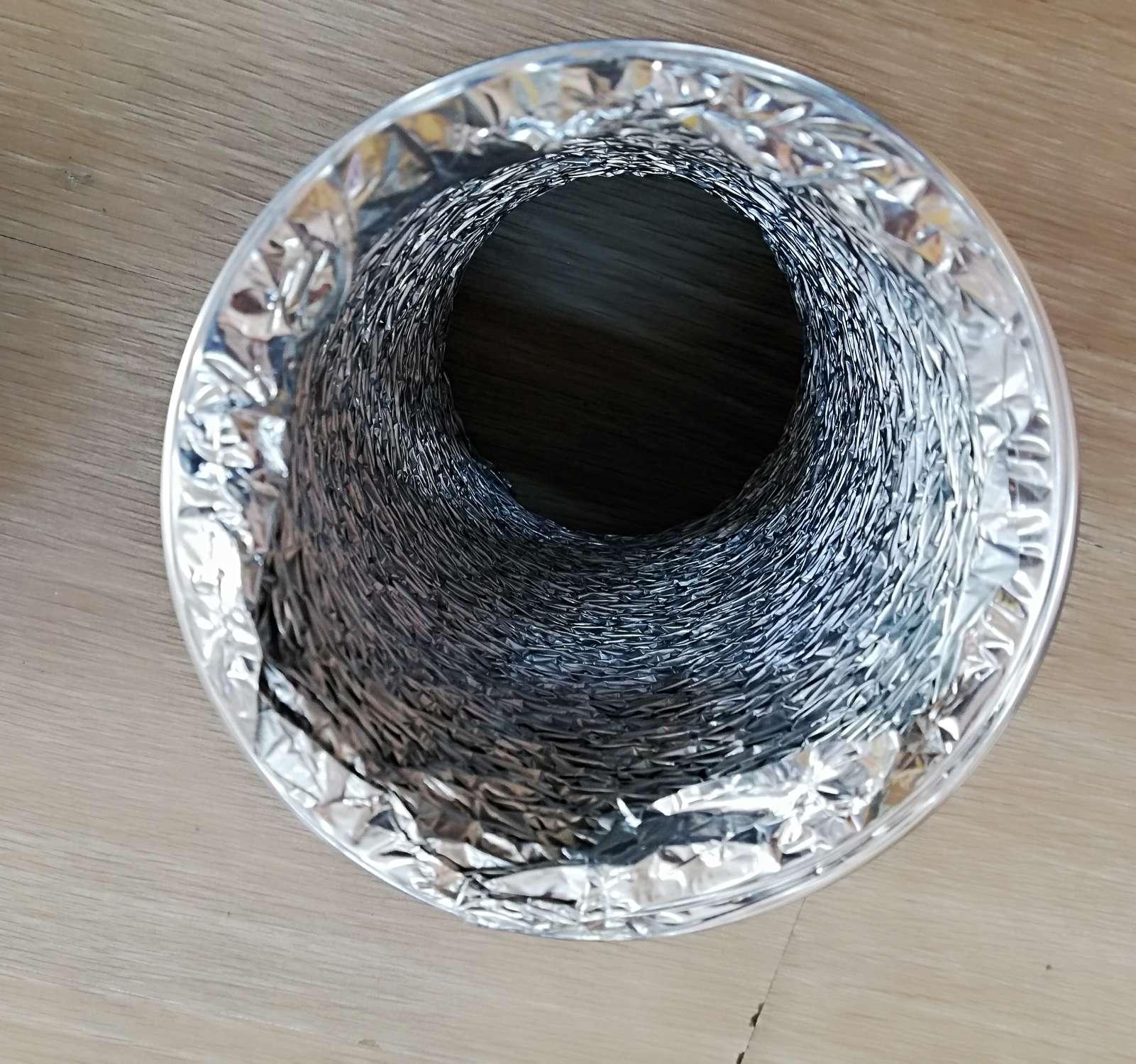 Range Hood Silver Pipe D125Mm X 8m