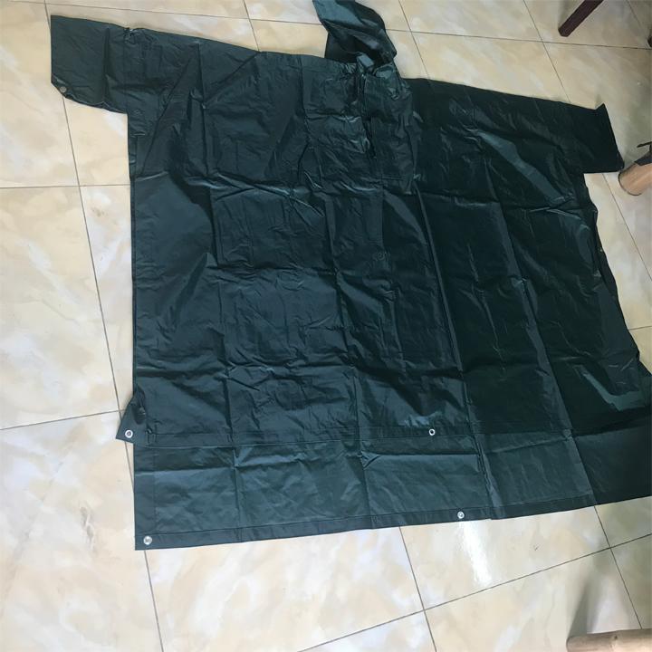 Áo mưa choàng xanh rêu