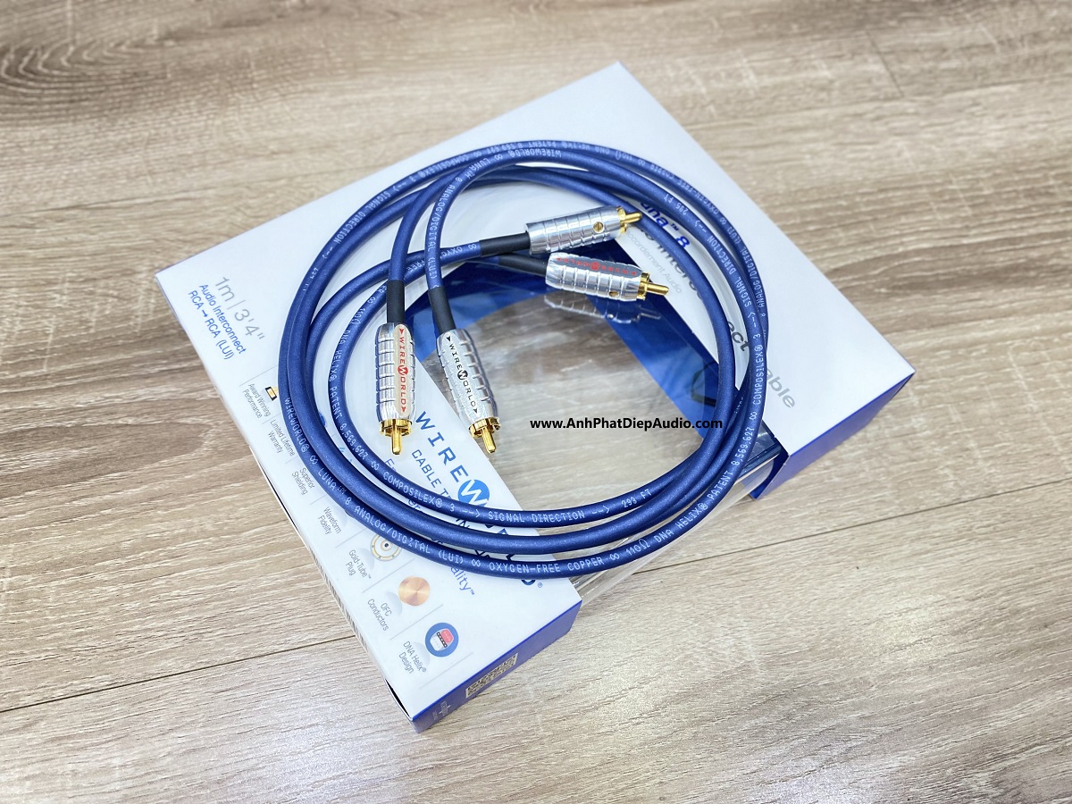Dây tín hiệu WIREWORLD Luna 8 Interconnect Pair 1M