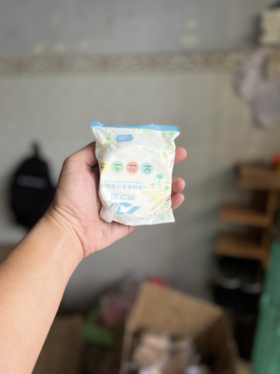 Khăn Tắm Viên Nén Du Lịch Dùng Một Lần