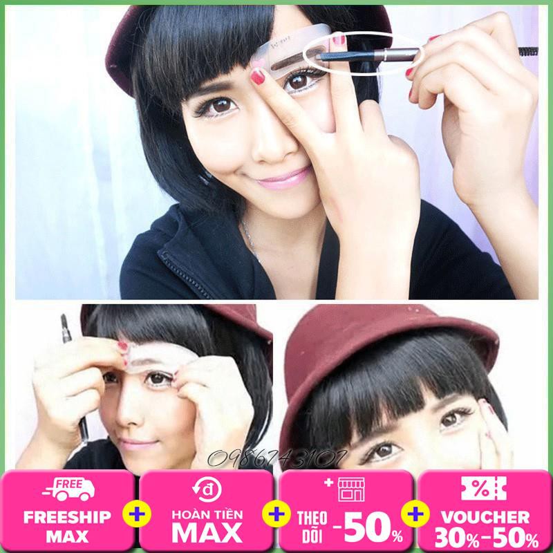 Khuôn kẻ lông mày Mini Brow Class bộ 3 kiểu