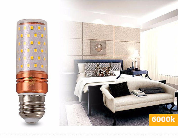 Bóng đèn led đui xoáy E27 công suất 12W ánh sáng tự nhiên 6000K