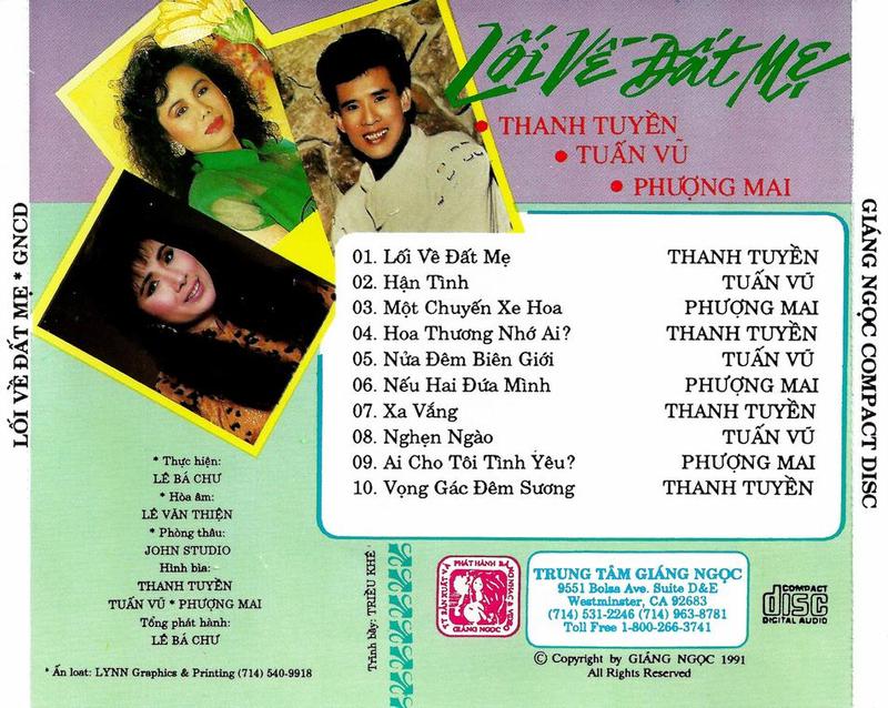 Bộ 6 đĩa cd nhạc Tuấn Vũ 4