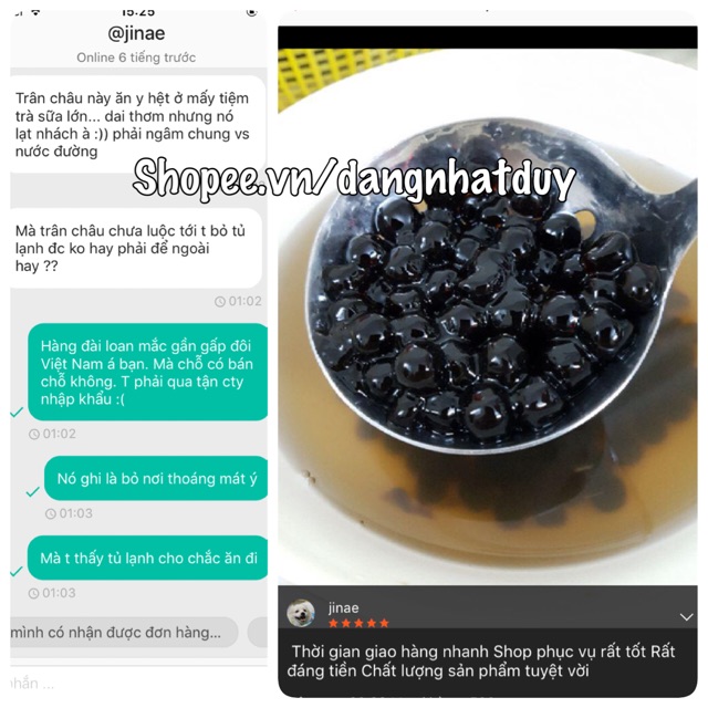 🍬Trân châu đen Caramel Đài Loan🍬