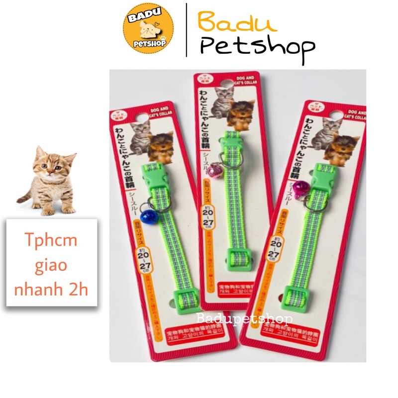 Vòng cổ có chuông cho thú cưng freeship vòng cổ có chuông cho thú cưng
