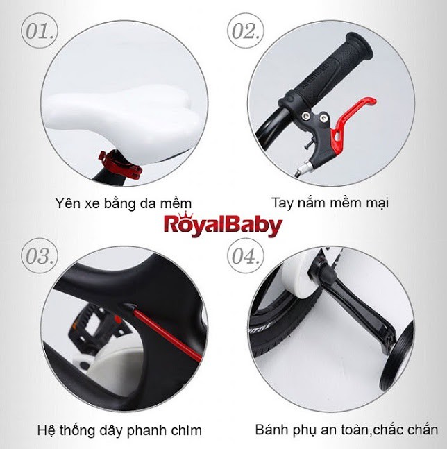 Xe đạp trẻ em Royalbaby- shuttle size 14