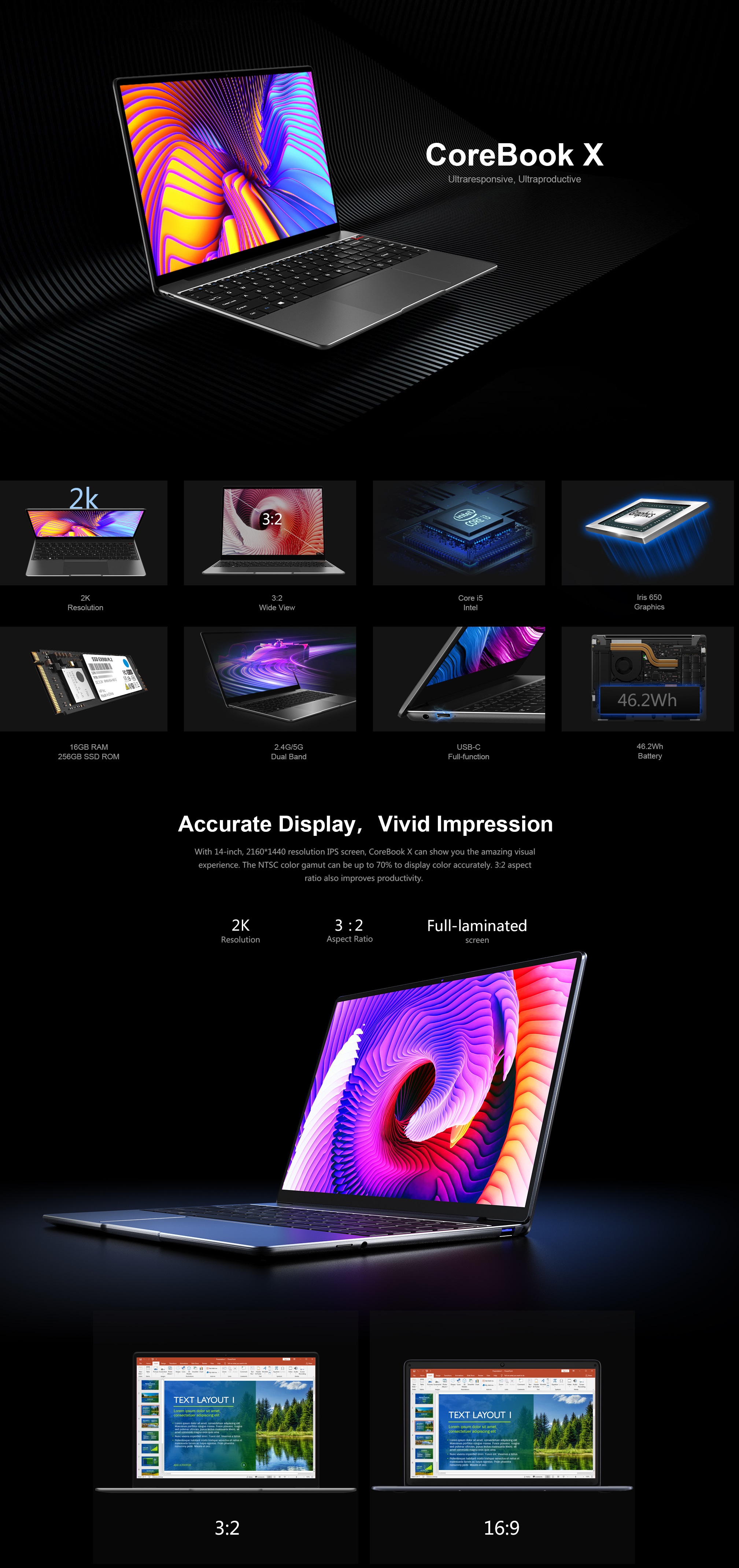 Trả góp 0%Chuwi Corebook X