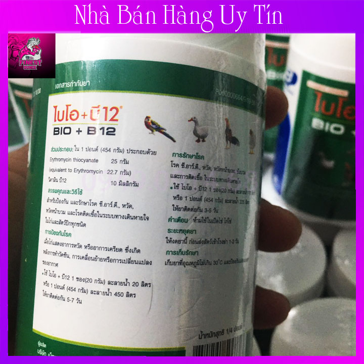 BIO B12  Úm Gà Con-Và Phòng Cho Gà Đá Chim Cảnh