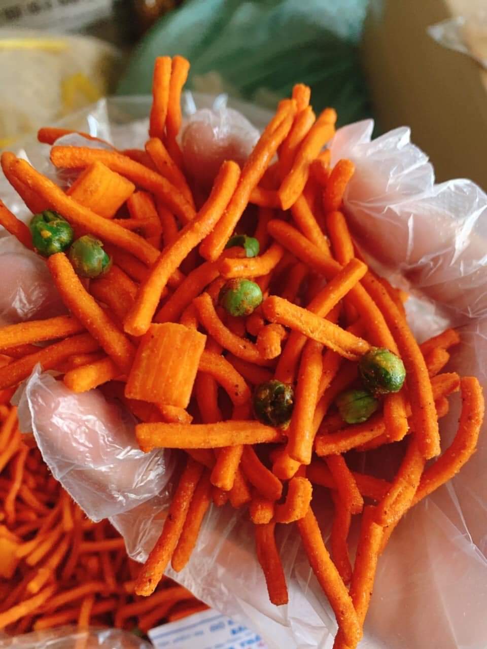 500gr Bim bim que đậu hà lan - giòn ngon