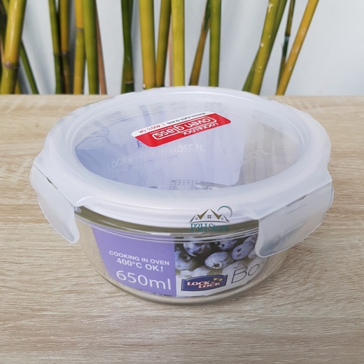 Hộp thủy tinh lock&lock 650ml - hộp thủy tinh lock&lock