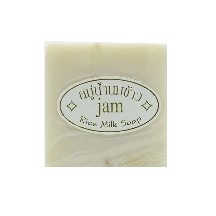 Xà phòng cám gạo Jam Rice Milk Soap Thái Lan 75g - Làm sạch, dưỡng ẩm, khử mùi da KL849