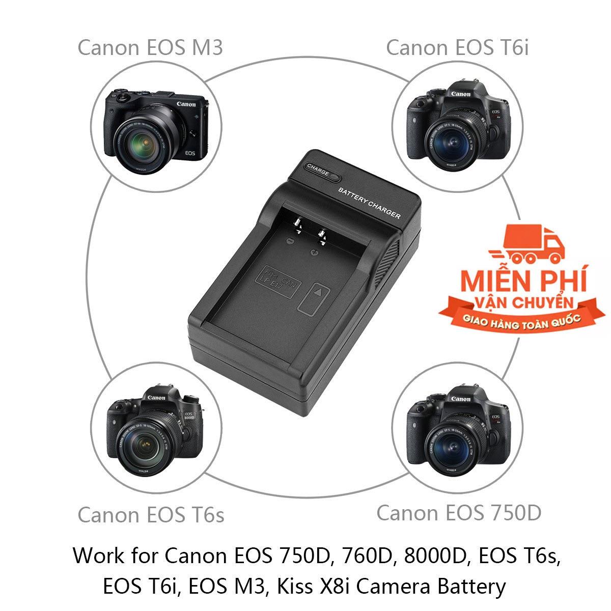 Sạc pin máy ảnh Canon LP-E17 - Bảo hành 12 tháng