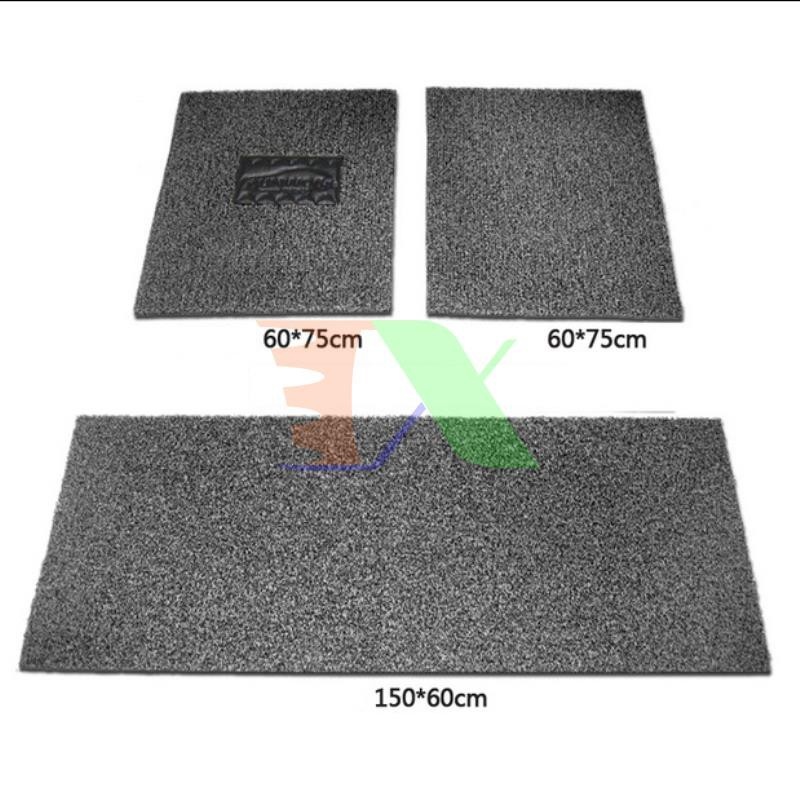 ◊ bộ 3 miếng thảm lót sàn ô tô 4-5 chỗ t00.5 thảm sàn xe hơi diy thảm sàn cao su rối chống bẩn